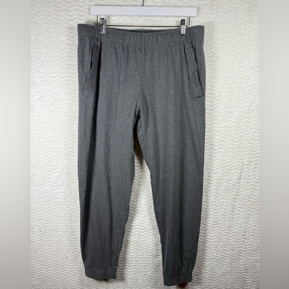 Nike Men's Dark Gray Athletic Joggers. Relax in Style. So soft and comfortable